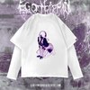 лонгслив "purple toxic girl"