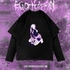 лонгслив "purple toxic girl"