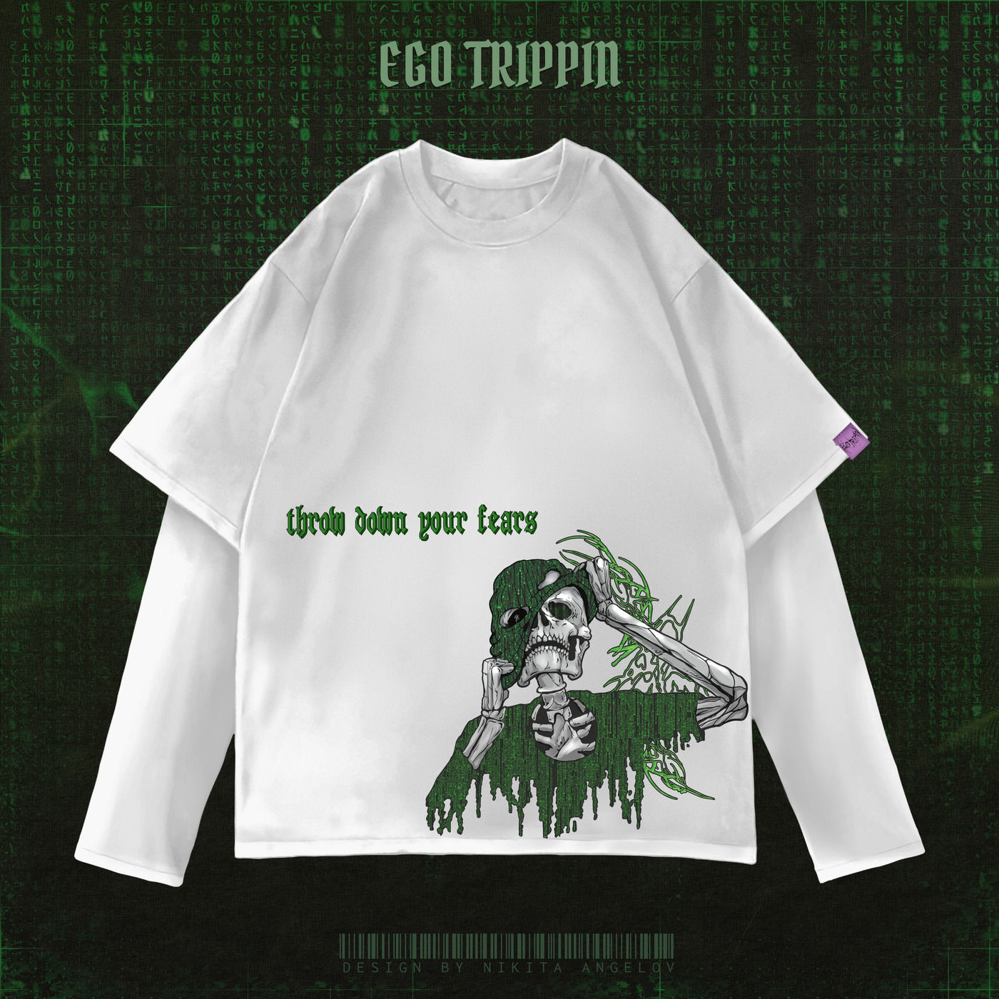 лонгслив "matrix tripp"