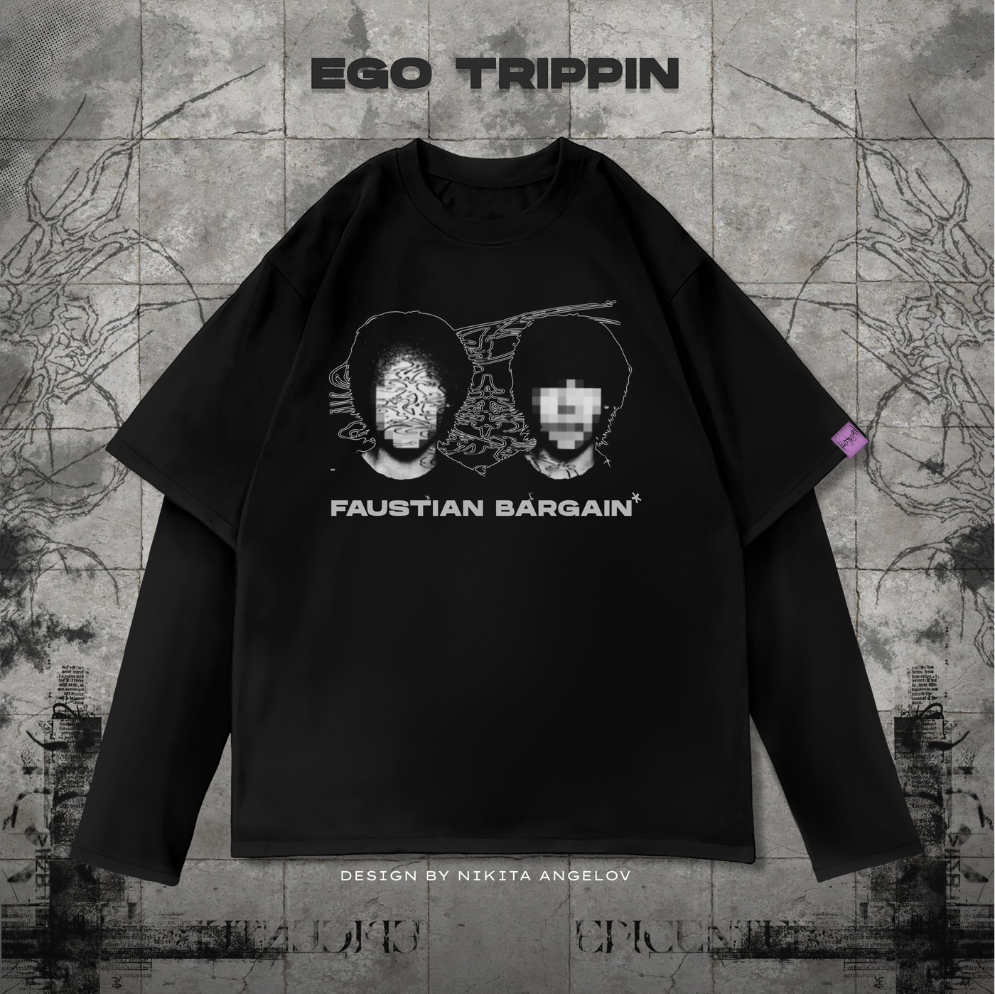 лонгслив "faustian bargain"