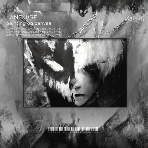 painting on canvas "kaneki/sf"